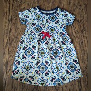 💥3/$24 Touched By Nature 100% Organic Cotton Geometric Print Dress